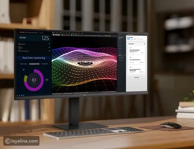 شاهد أكثر وأنجز أكثر مع شاشة UltraWide المذهلة بحجم 34 بوصة