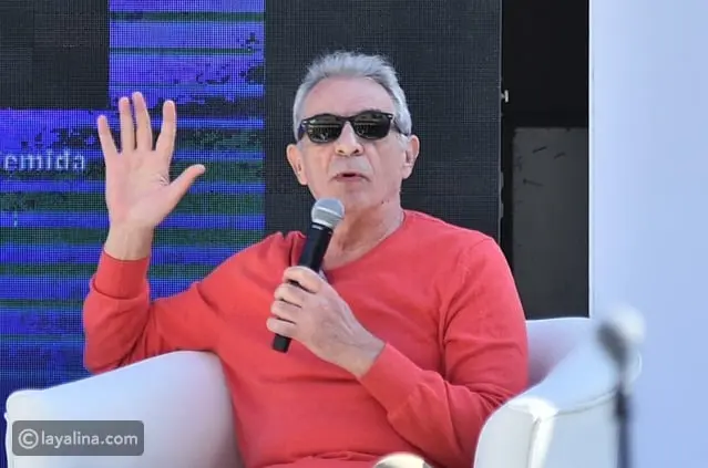 محمود حميدة يظهر لأول مرة بعد خروجه من المستشفى