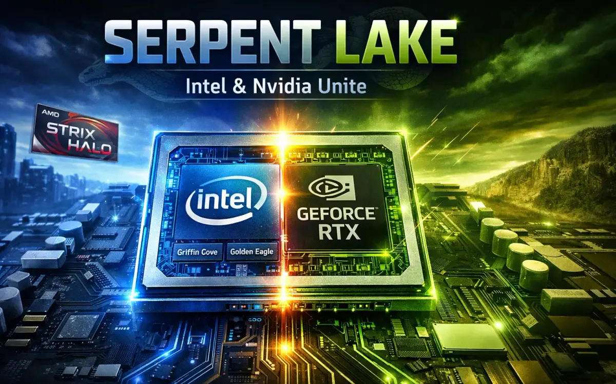 تعاون ضخم بين إنتل وإنفيديا لإنتاج معالج Serpent Lake