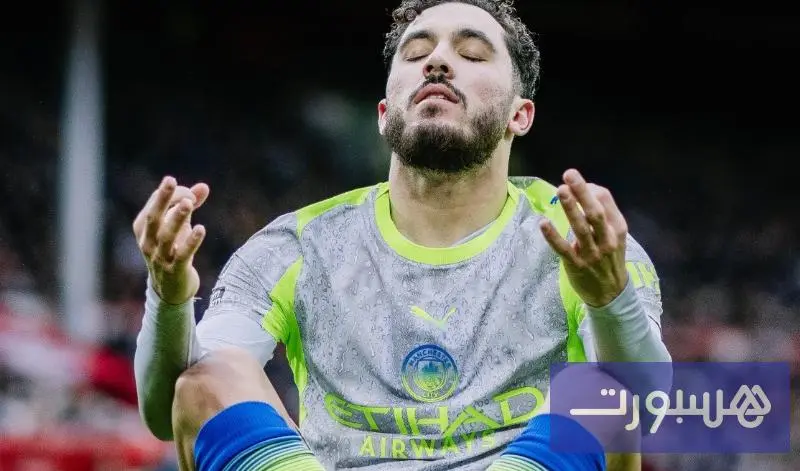 شرقي يقود مانشستر سيتي لفوز صعب أمام نوتنغهام واعتلاء الصدارة - هسبورت