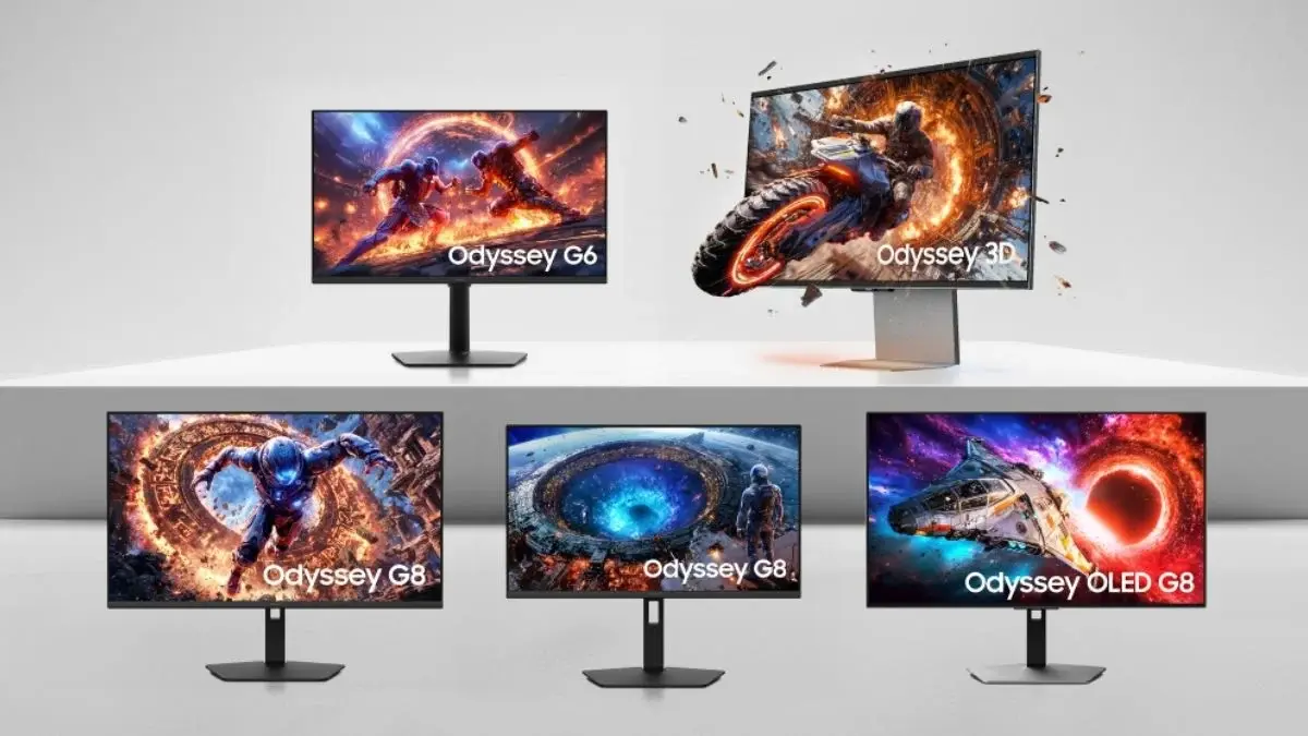 سامسونج تطلق شاشات Odyssey الجديدة مع أول شاشة 6K ثلاثية الأبعاد بالعالم