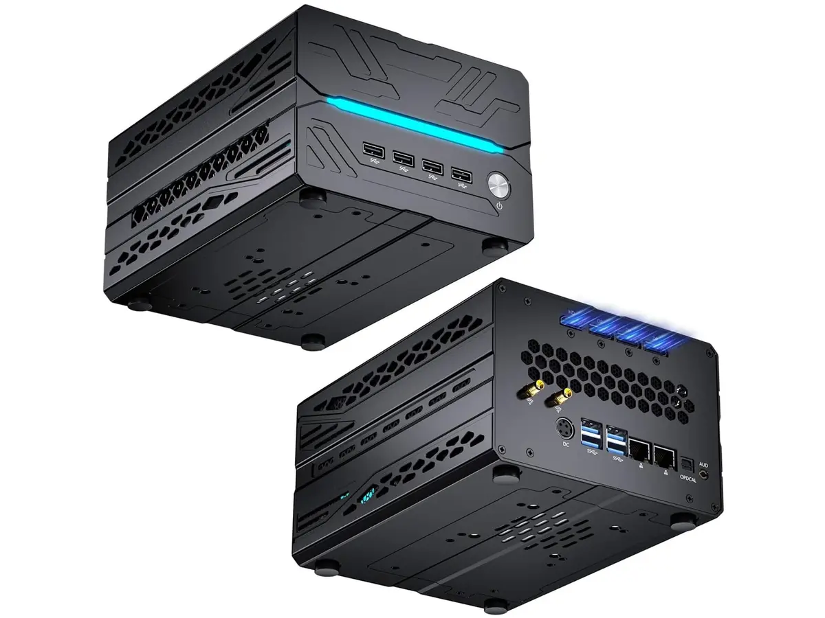 حاسوب مصغر MV10 بمعالج Core i9 وبطاقة RTX 5060 Ti وذاكرة 64GB