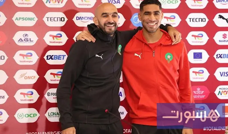 الركراكي: مشاركة حكيمي أمام زامبيا مؤكدة - هسبورت