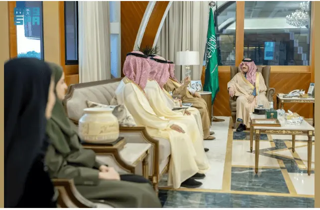 أمير الشرقية يستقبل ممثلي «نت زيرو» لفوزها بالمركز الأول في جوائز قمة مجموعة العشرين