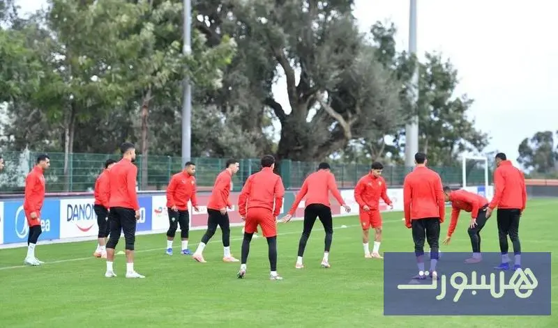 بحضور لقجع.. "الأسود" يختتمون استعداداتهم لمواجهة زامبيا في "الكان" - هسبورت