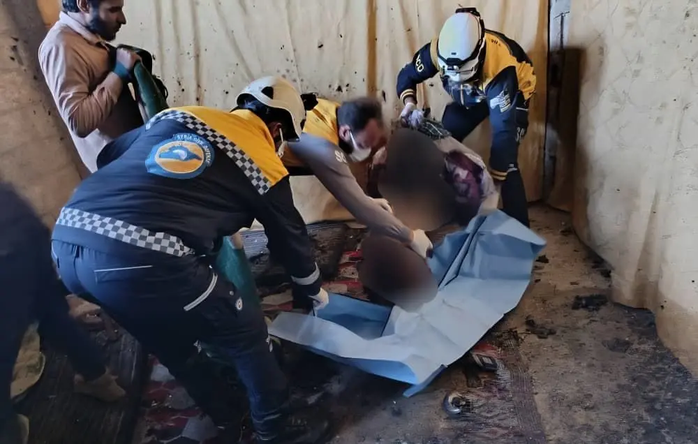 انفجار مدفأة حطب في عدرا البلد يودي بحياة طفل ويصيب امرأة وطفلة