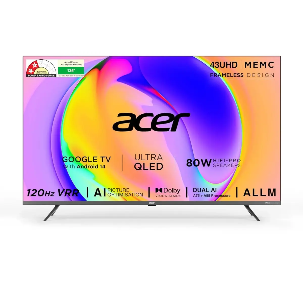 ترقية مع تلفزيونات آيسر 4K UHD QLED الذكية بأسعار مخفضة