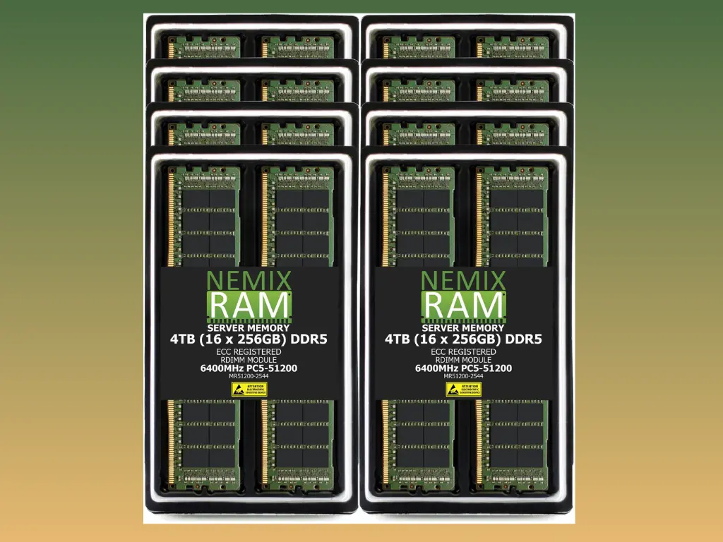 ظهور ذاكرة RAM سعة 4TB للذكاء الاصطناعي بسعر 77,000 دولار