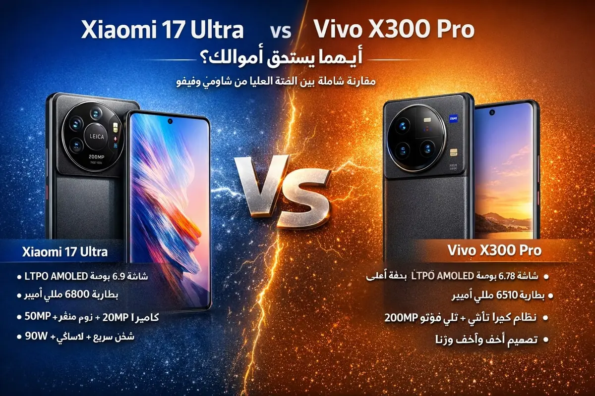 مقارنة بين Xiaomi 17 Ultra و Vivo X300 Pro: أيهما يستحق أموالك؟