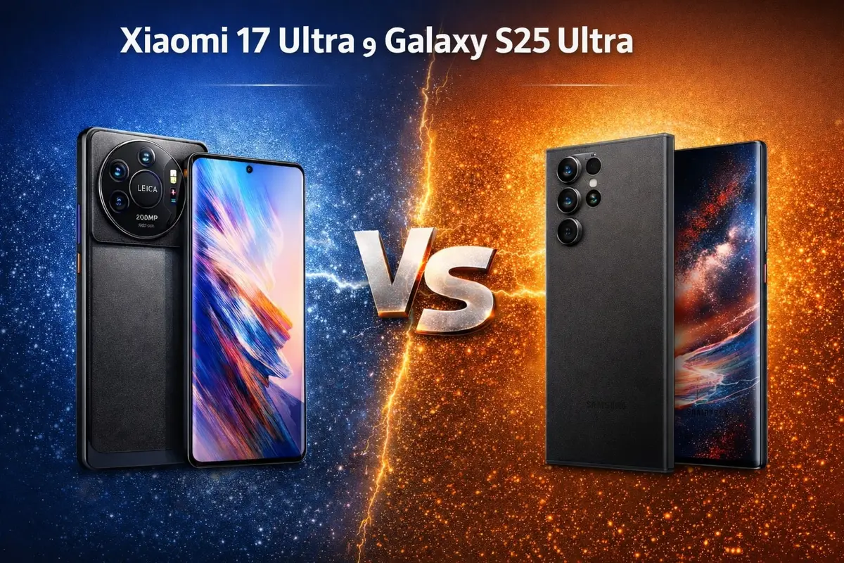 مقارنة بين Xiaomi 17 Ultra و Galaxy S25 Ultra: الفائز المفاجئ