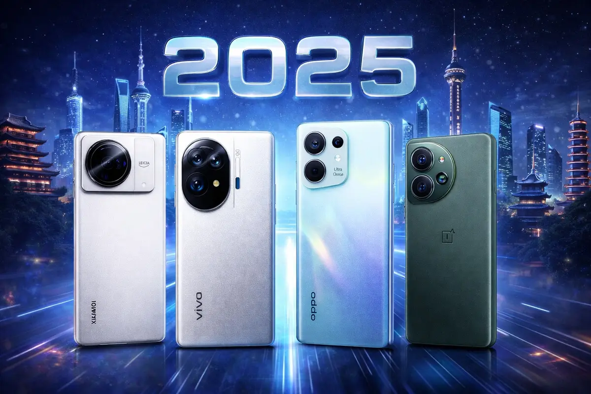 أفضل الهواتف الذكية الصينية لعام 2025