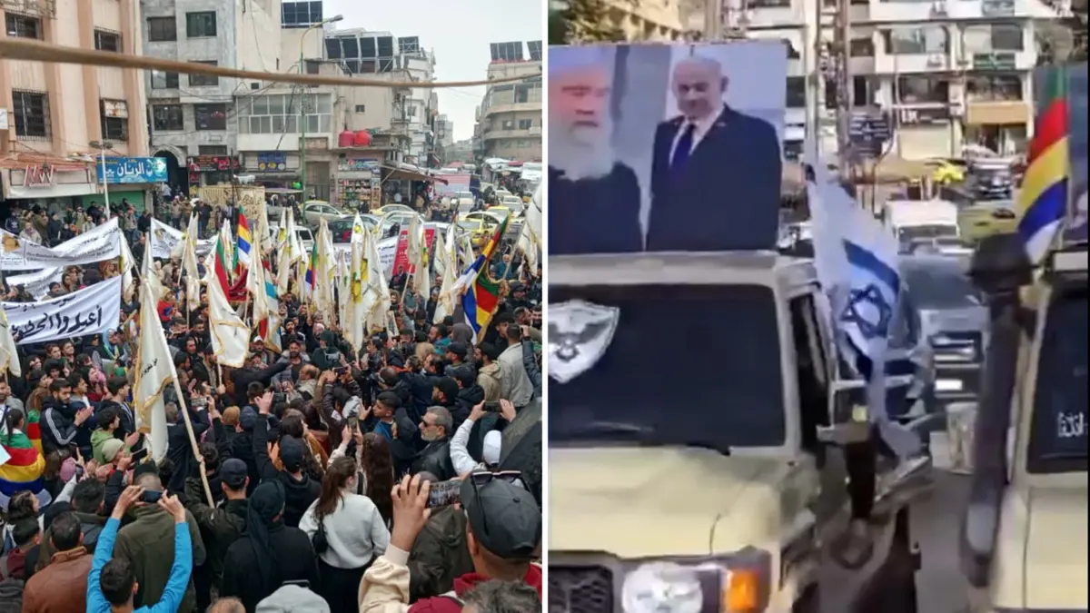 أعلام إسرائيلية ومطالب بتقرير المصير... القطيعة بين الدروز والنظام السوري تتفاقم