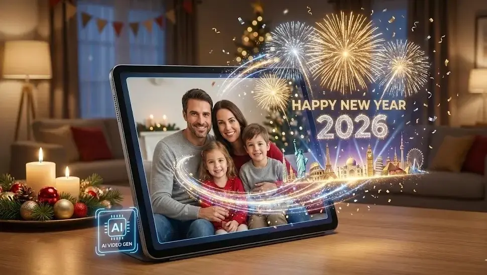 الذكاء الاصطناعي يصمم لك بطاقة التهنئة بالعام الجديد - سوالف سوفت