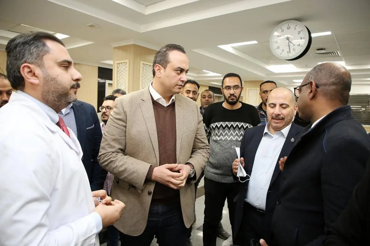 رئيس الرعاية الصحية يتفقد مستشفى دار صحة المرأة والطفل ومركز طب أسرة صحة مصر للاطمئنان على جودة الخدمات