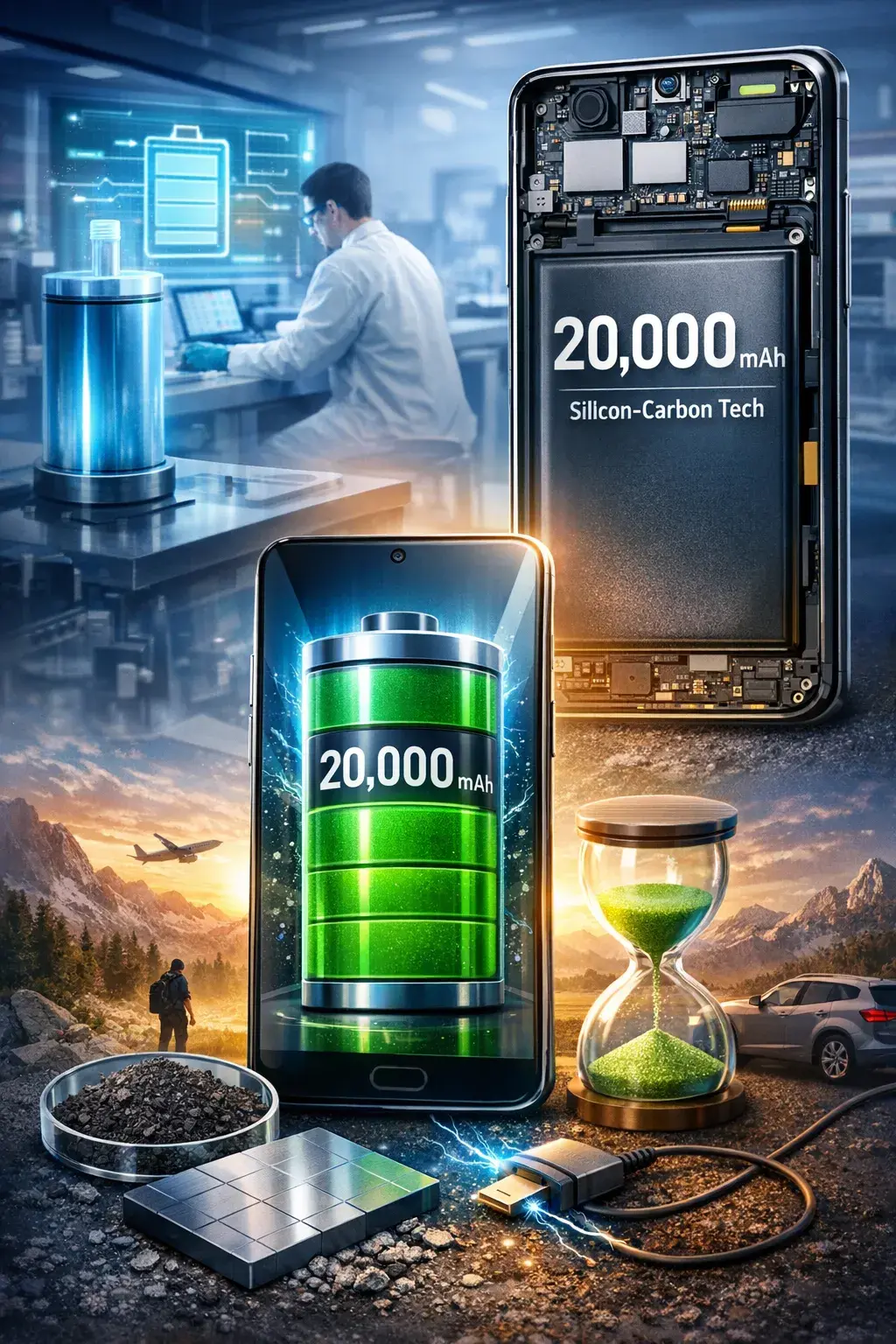 سامسونج تختبر بطارية 20000 مللي أمبير - سوالف سوفت