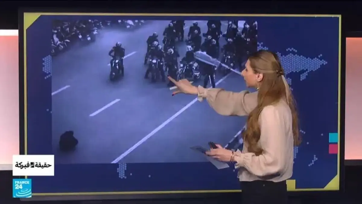 حقيقة أم فبركة - الصورة الأشهر من احتجاجات إيران..هل هي مفبركة؟