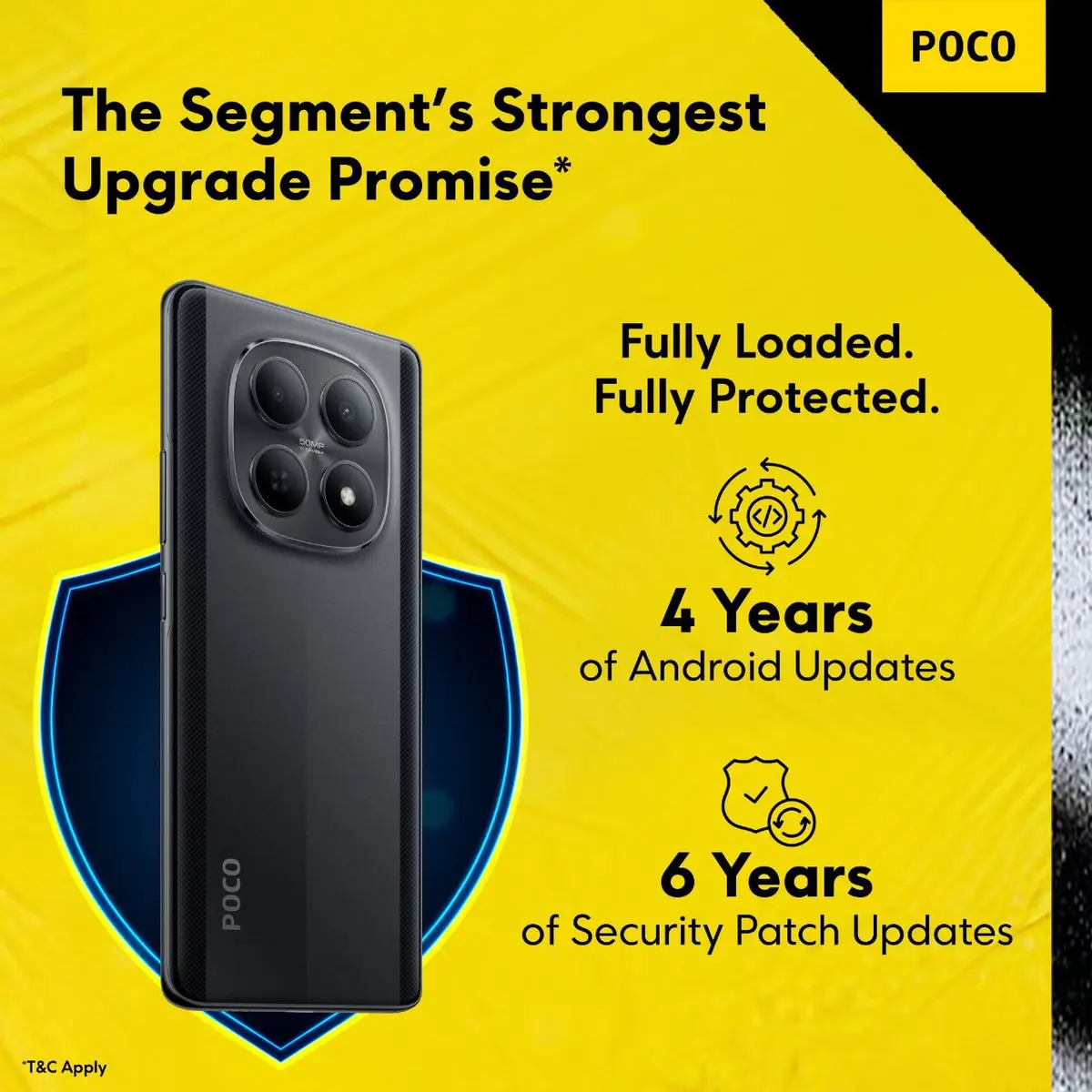 POCO M8 5G: تحديثات لمدة 6 سنوات ومتانة عالية