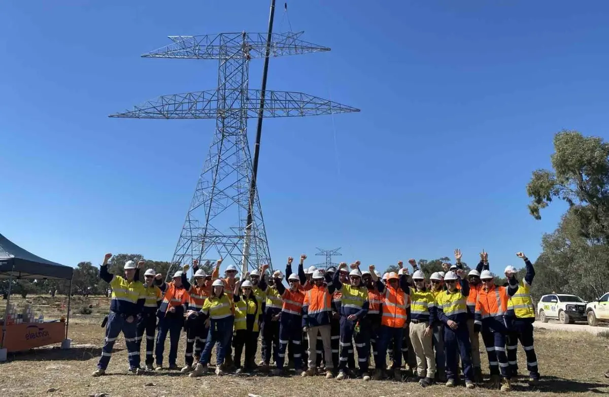 أكبر مشروع نقل كهرباء في أستراليا يقترب من التشغيل - الطاقة