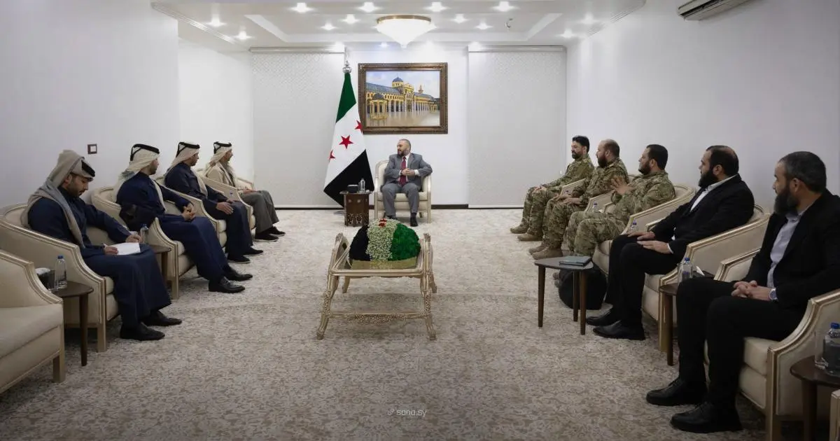 وزير الدفاع السوري يبحث مع السفير القطري التعاون الدفاعي