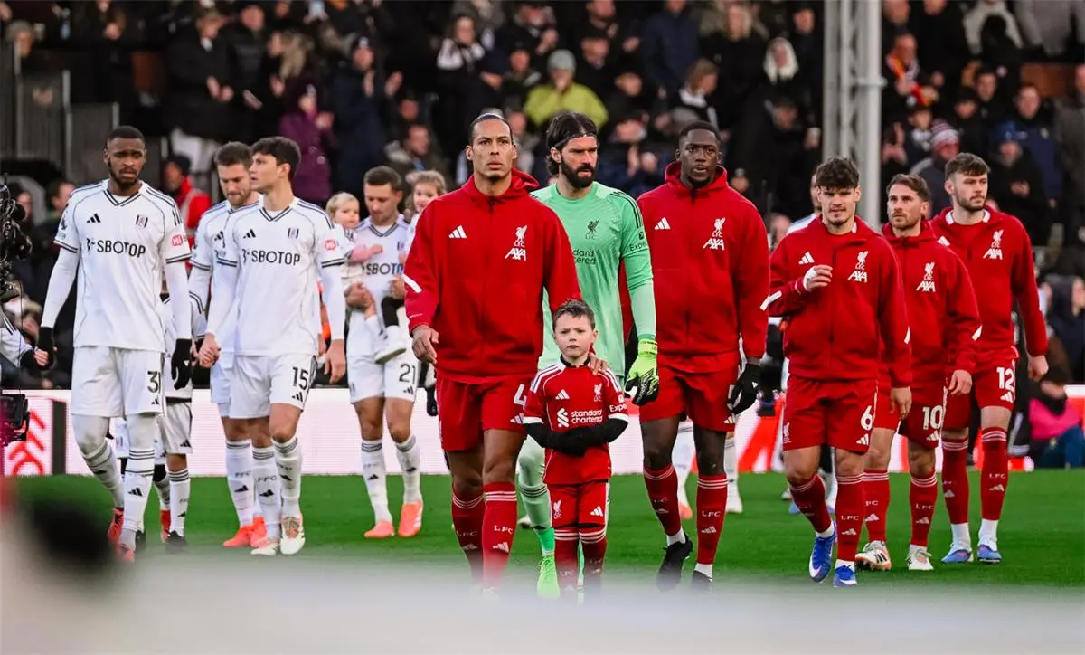 رجل مباراة ليفربول وفولهام في الدوري الإنجليزي