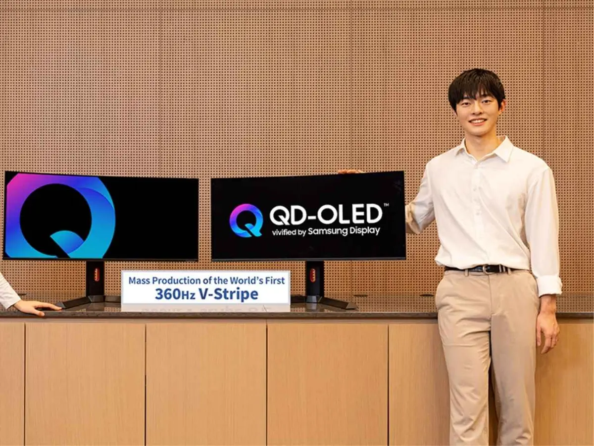 سامسونج تبدأ الإنتاج الكمي لأول شاشة QD-OLED بمعدل تحديث 360 هرتز - عالم التقنية