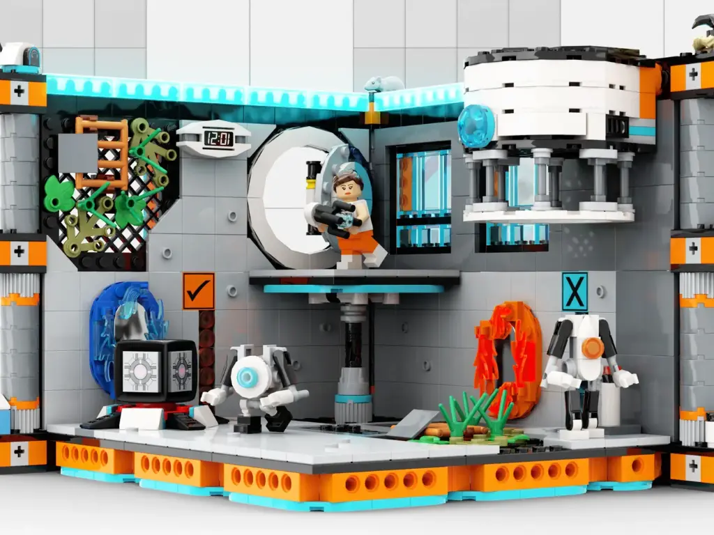 إرث لعبة Portal 2: مشروع LEGO المبتكر