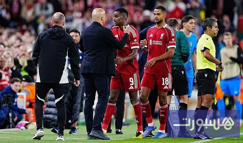 آرني سلوت مدرب ليفربول الإنجليزي: أتمنى اللعب بثمانية مهاجمين - هسبورت