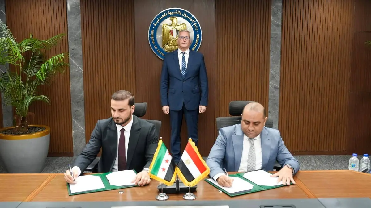 مصر تتفق مع سوريا على إمدادها بالغاز والمنتجات البترولية