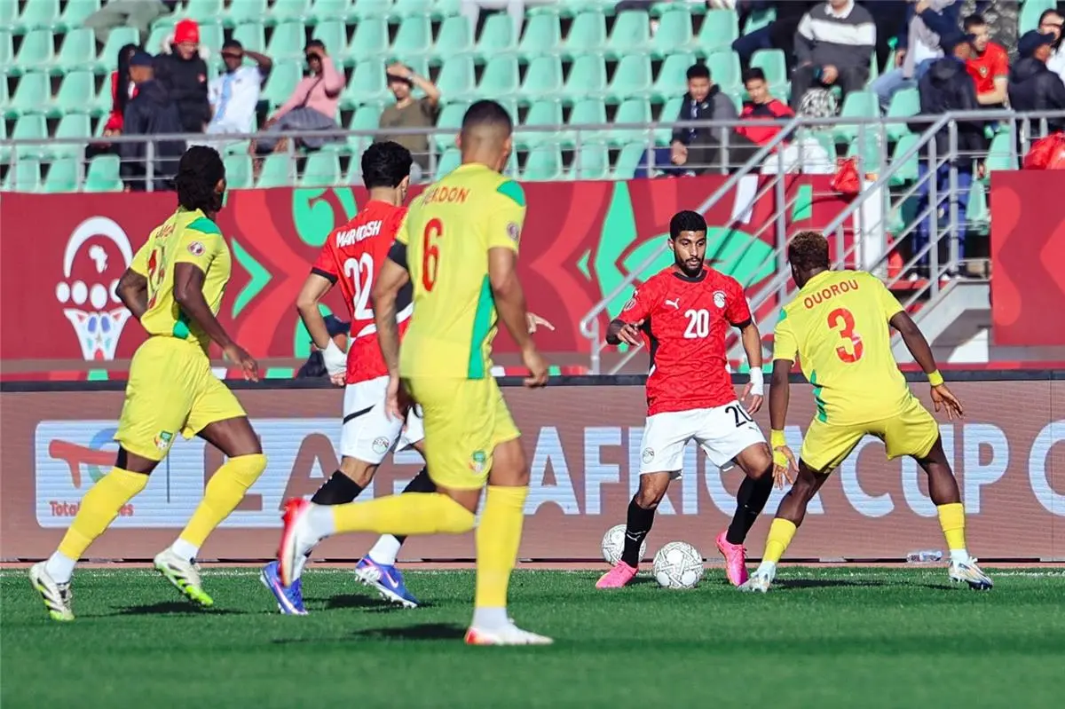 جودويل دوسو يسجل هدف تعادل منتخب بنين أمام مصر