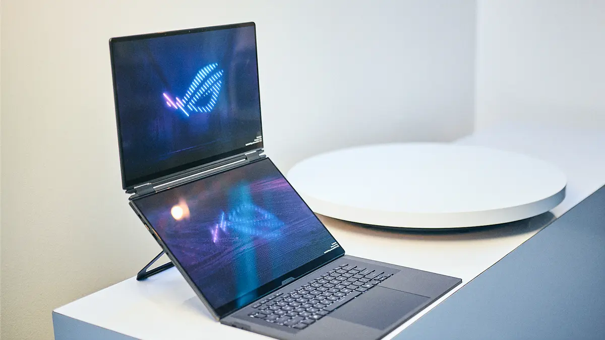 أسوس ROG في CES 2026: لابتوبات بشاشتين، شاشات OLED 1000 نيت، وجهاز هيديو كوجيما!