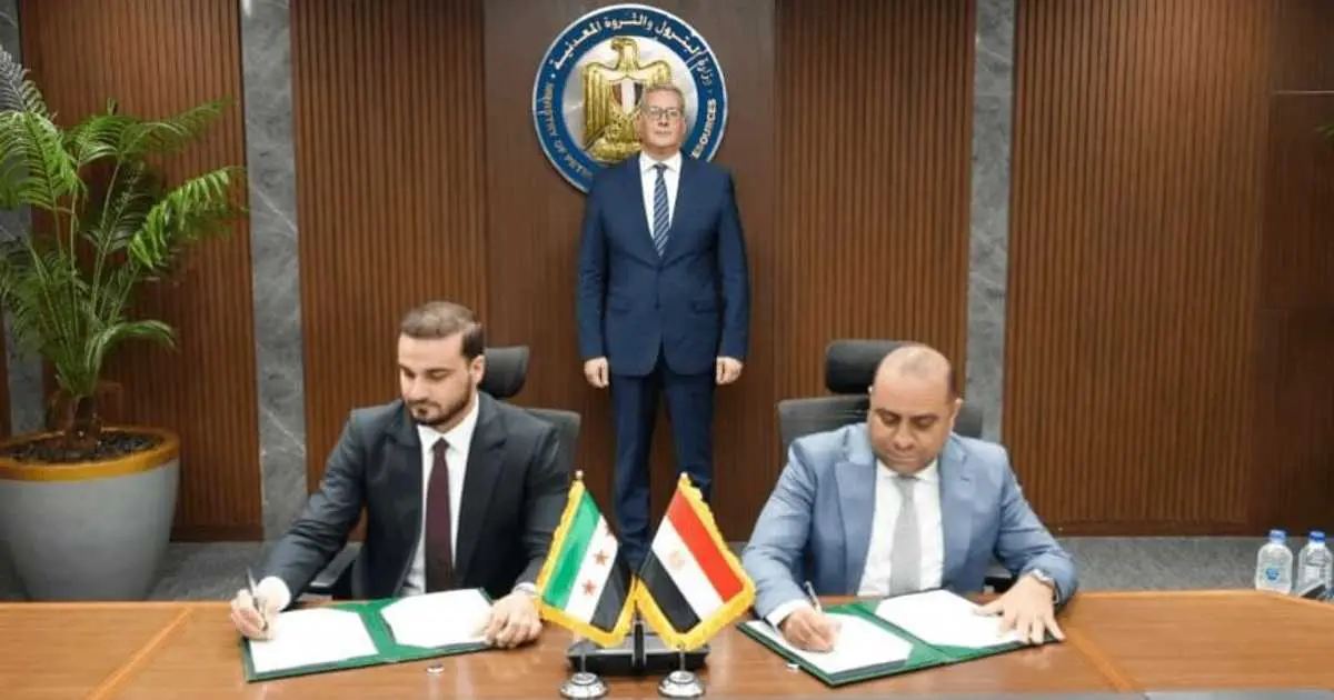 مصر توقع مذكرتي تفاهم مع سوريا في مجال الطاقة