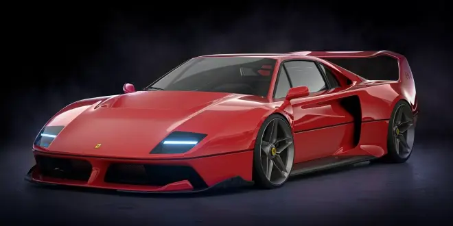 تصور جريء يعيد تخيل فيراري F40 بروح عصرية مثيرة للجدل - سعودي شفت