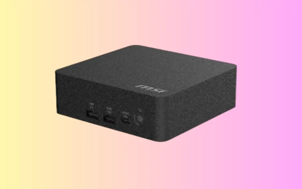MSI تكشف عن كمبيوتر Cubi NUC AI+ 3MG Mini بتصميم 0.51 لتر و32GB RAM