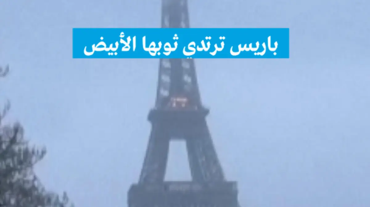 باريس ترتدي ثوبها الأبيض