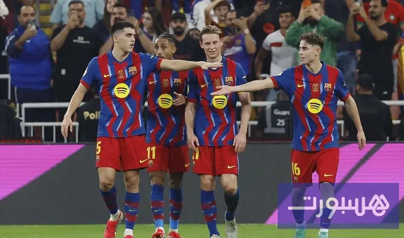 برشلونة يكتسح بلباو بخماسية ويبلغ نهائي كأس السوبر الإسباني في جدة - هسبورت