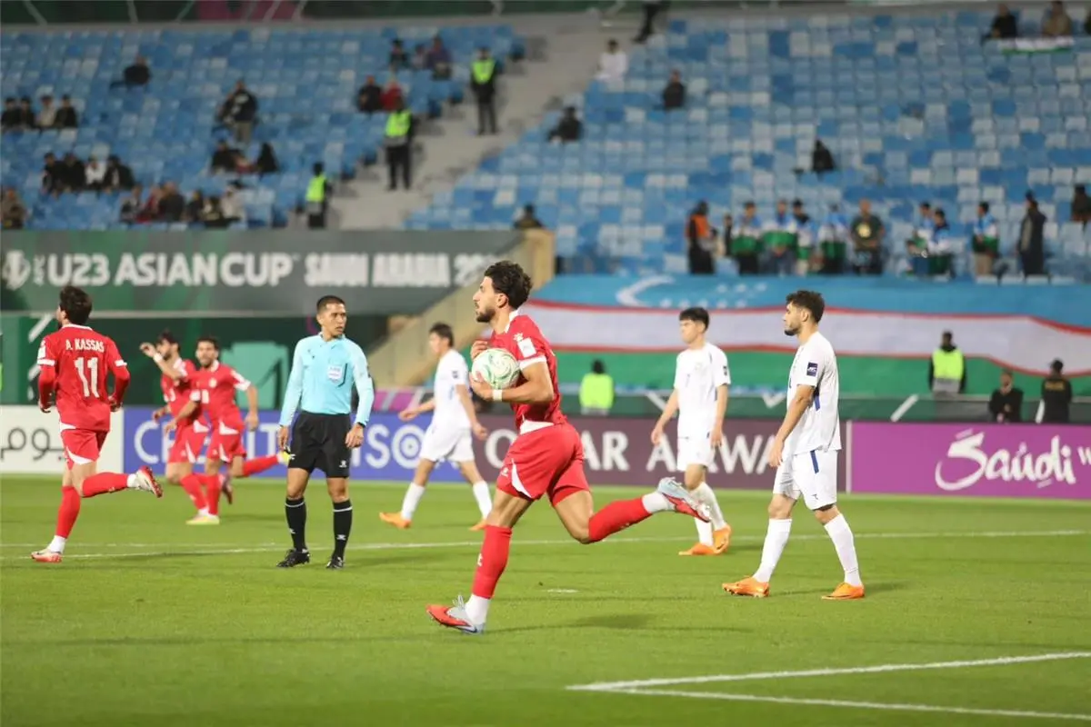 أوزبكستان تهزم لبنان بثلاثية مثيرة في كأس آسيا تحت 23 سنة