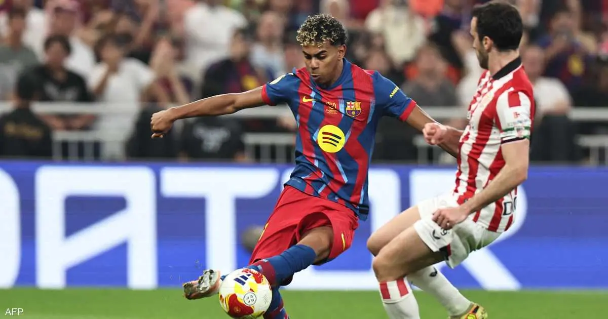 برشلونة يدك شباك بلباو بخماسية ويبلغ نهائي سوبر إسبانيا