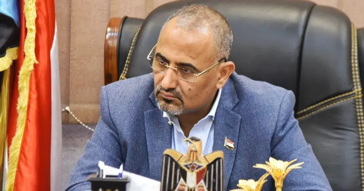 اليمن.. العليمي يصدر قراراً بإسقاط عضوية الزبيدي من مجلس القيادة