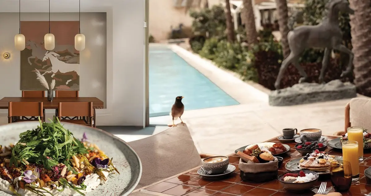 رفاهية تلامس الحواس في فندق Meliá Desert Palm