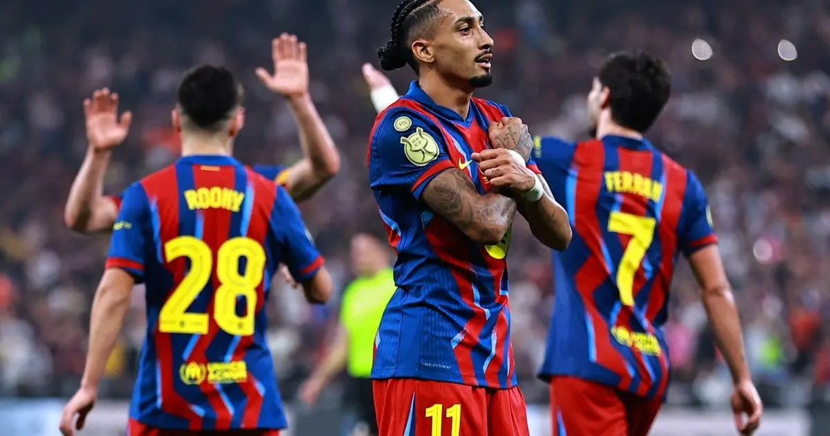 رافينيا بعد سحق بلباو: برشلونة جاهز لأي منافس