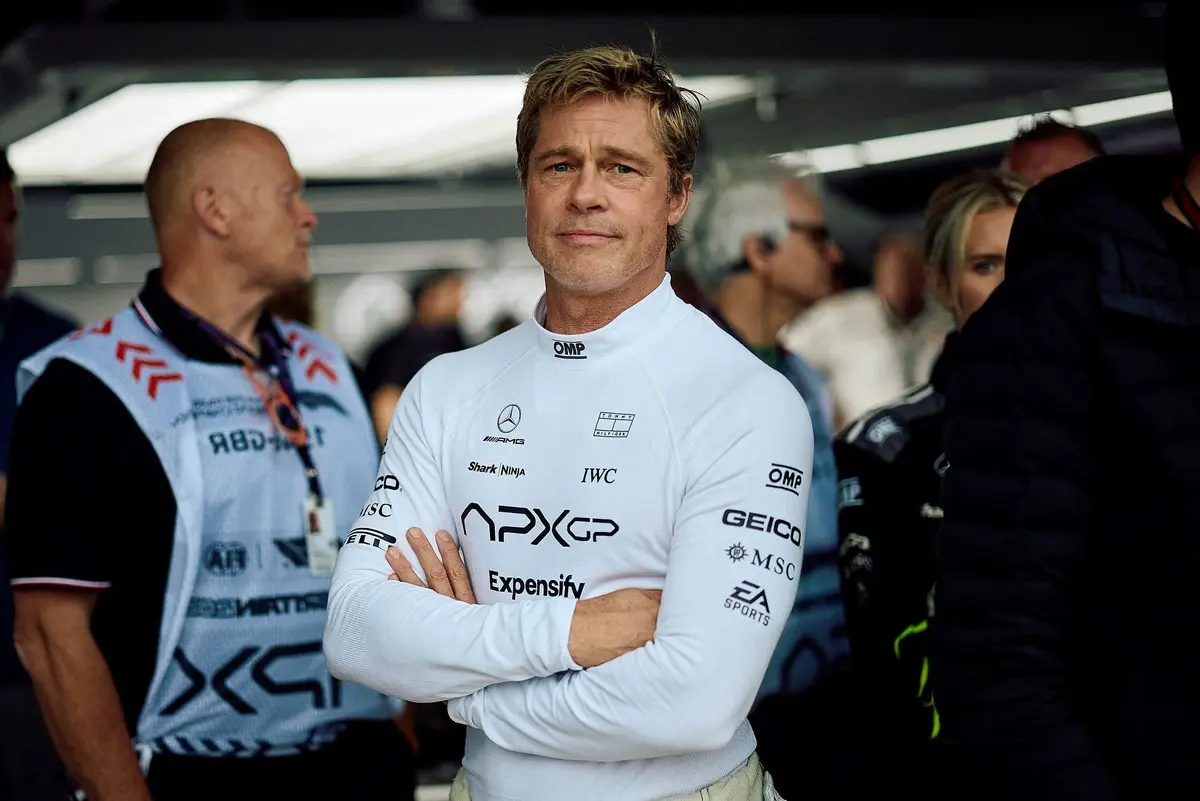 Brad Pitt celebrates Lewis Hamilton's part in the "F1" movie as the consultant Hollywood needed
