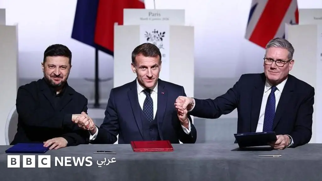 فرنسا وبريطانيا توقّعان إعلان نوايا لنشر قوات في أوكرانيا إذا تم التوصل إلى اتفاق سلام مع روسيا - BBC News عربي