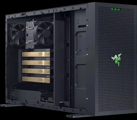 Razer تقدم محطات عمل Forge AI للمطورين: أجهزة مكتبية مخصصة بمعالجات Xeon W و Threadripper Pro #CES2026 - التقنية بلا حدود