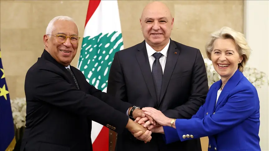 رئيس المجلس الأوروبي من بيروت: لا مكان للمليشيات المسلحة في لبنان