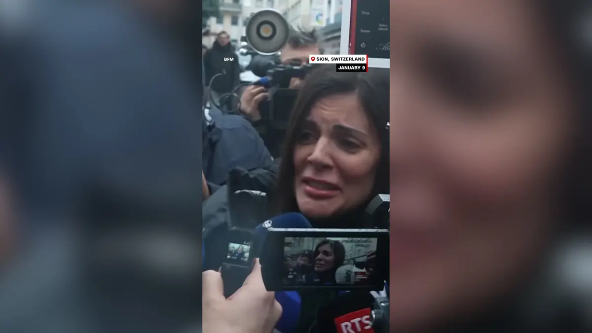 شريكة في حانة سويسرية تعتذر باكية بعد حريق رأس السنة أدى لمقتل 40 شخصا