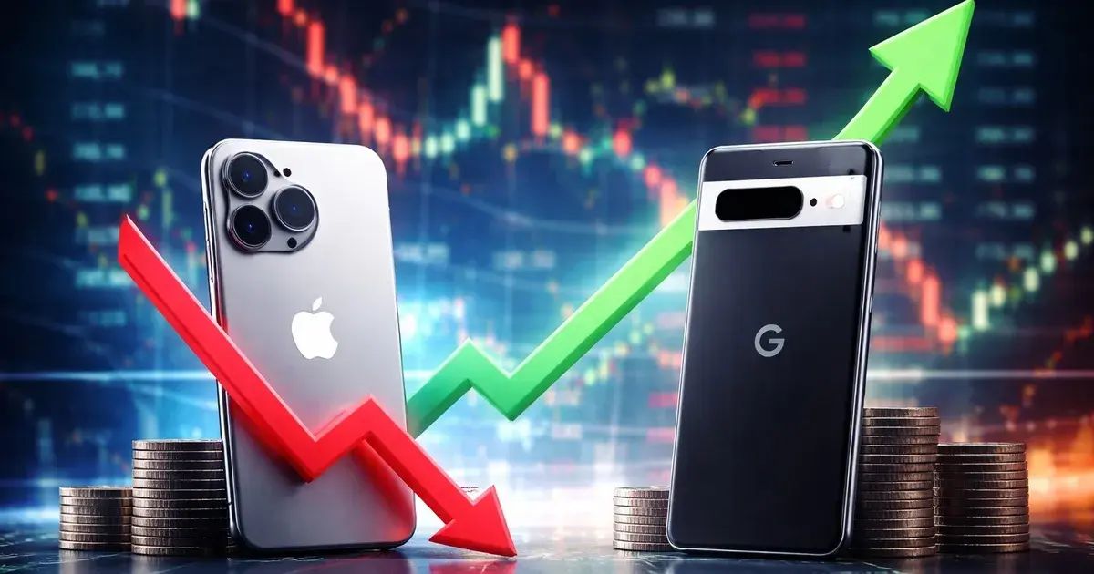 قيمة جوجل السوقية تتخطى أبل للمرة الأولى منذ 2019