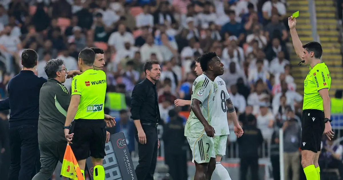 ريال مدريد "مستاء بشدة" من سيميوني: تجاوز كل الحدود مع فينيسيوس