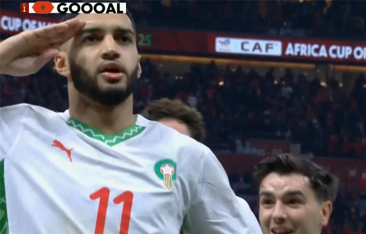 صيباري يسجل هدف المغرب الثاني أمام الكاميرون