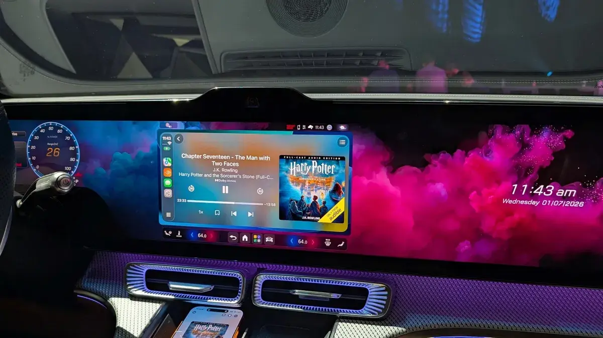 مرسيدس تعزز تجربة الصوت مع Dolby Atmos في Apple CarPlay
