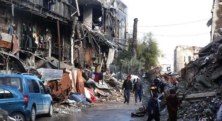 رغم القيود والمعوقات، استمرار الدعم الأممي للأسر المتضررة من ظروف الشتاء في غزة